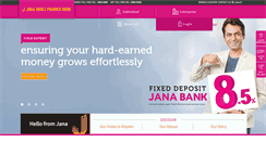 Desktop Screenshot of janabank.com