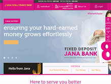 Tablet Screenshot of janabank.com